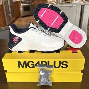 G/FORE GFORE MG4+ Solid Golf Shoe Sneaker Women's Size 8 Snow Twillight NEW